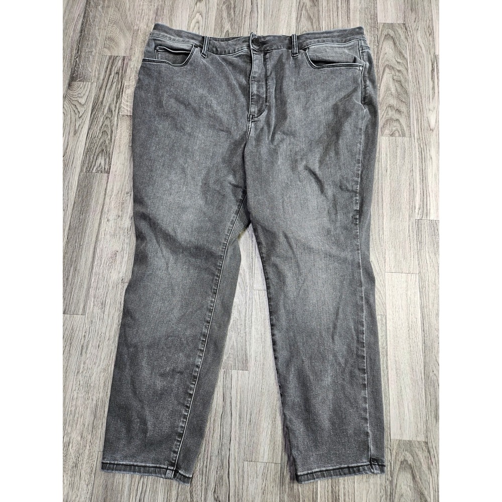 Simply Vera Vera Wang Skinny Jeans Women 20WS Faded Black High Rise Stretch